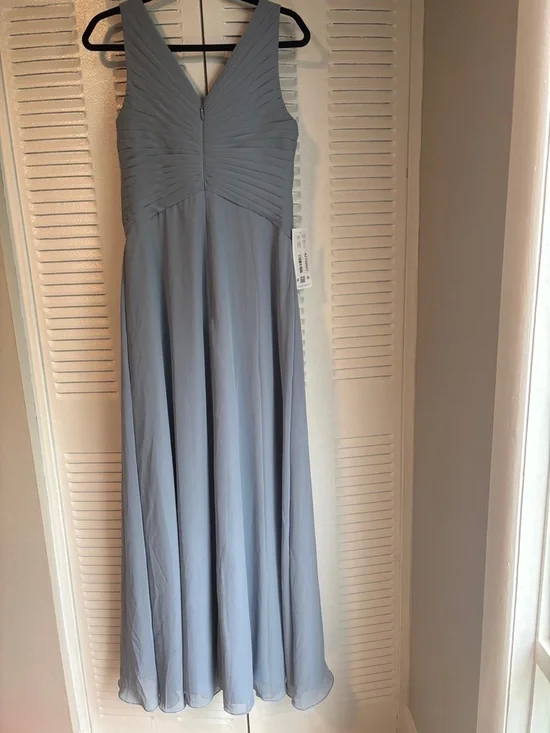 Flora Azazie Twilight Chiffon A-Line Bridesmaid Dress Size 10 β¨ New with Tag - Picture 8 of 16